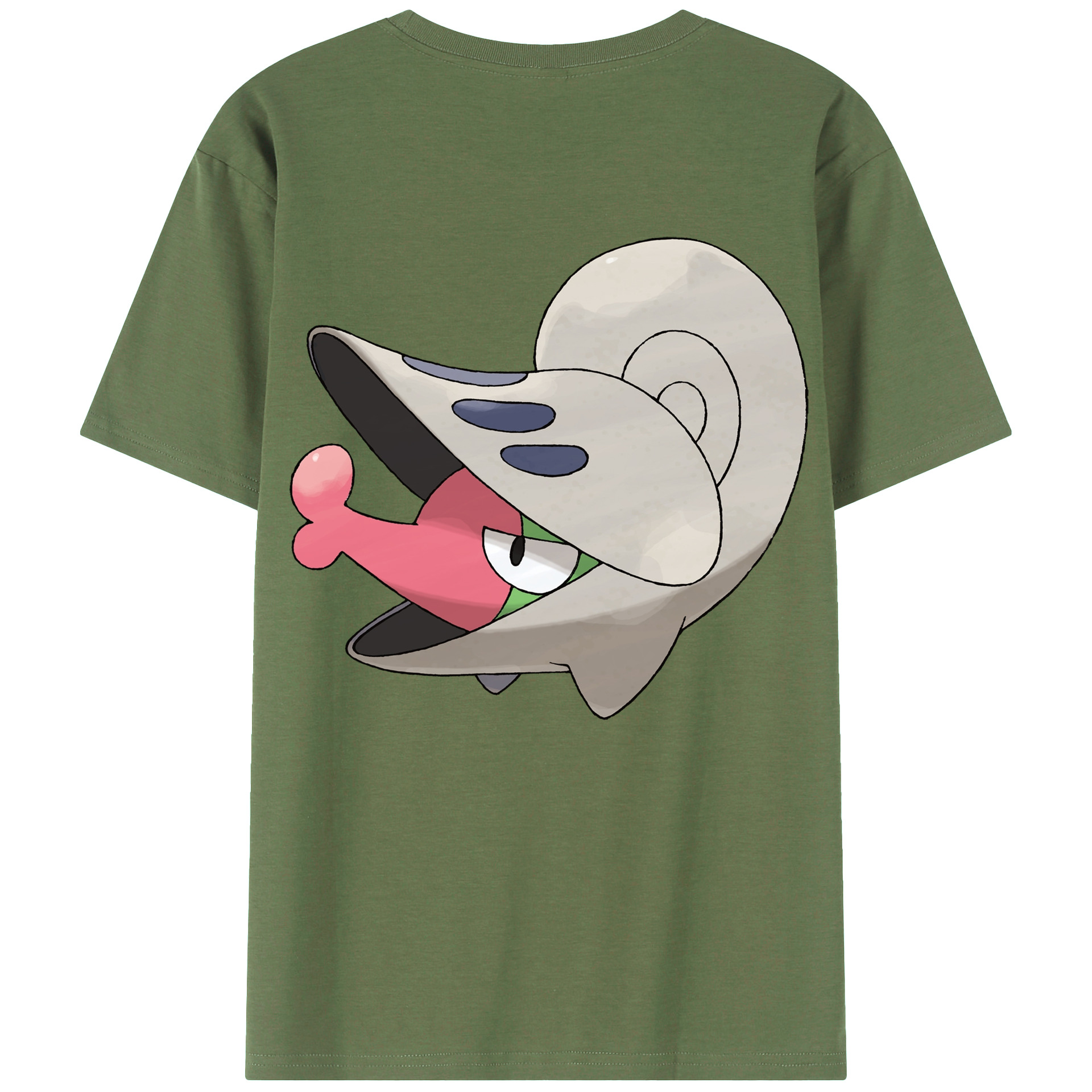（画像用） ポケットモンスター Pokémon 綿100％ メンズ半袖Tシャツ（バックプリント） 通気性